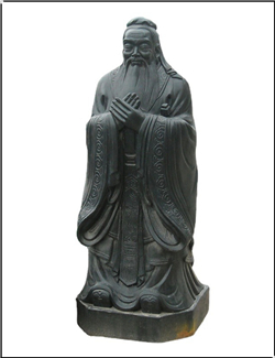 立體雕刻孔子像擺件 立體雕刻孔子像擺件