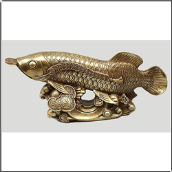 純銅魚擺件 純銅魚擺件