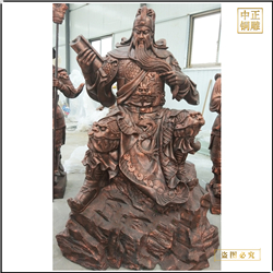 大型關(guān)公夜讀春秋雕塑 大型關(guān)公夜讀春秋雕塑