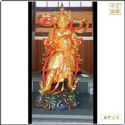 鑄銅關公 3.5米鑄銅韋陀神像