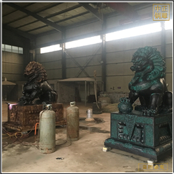 各種尺寸故宮銅獅子鑄造 各種尺寸故宮銅獅子鑄造