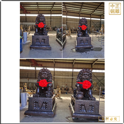 廣場(chǎng)鑄銅故宮獅子定制 廣場(chǎng)鑄銅故宮獅子定制
