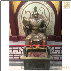 上古人物顓頊銅像 上古人物顓頊銅像