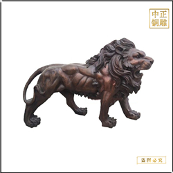公司門口銅獅子雕塑 公司門口銅獅子雕塑