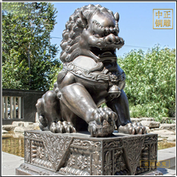 故宮銅獅子雕塑擺件 故宮銅獅子雕塑擺件