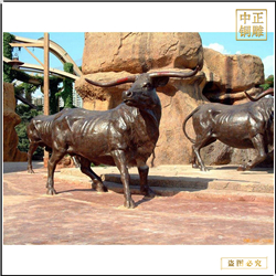 動物園銅牛雕塑 動物園銅牛雕塑
