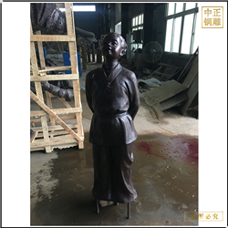 鑄銅關公 古代小孩銅雕塑鑄造
