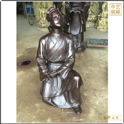 鑄銅關公 古代秀才銅雕塑鑄造