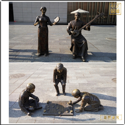 鑄銅關公 室外人物銅雕塑鑄造廠