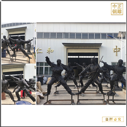 鑄銅關公 制造現(xiàn)代人物雕塑