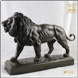 小型獅子銅雕 小型獅子銅雕