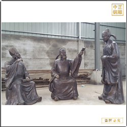 古代朝臣人物銅像 古代朝臣人物銅像