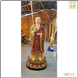地藏王菩薩站像銅像圖片 地藏王菩薩站像銅像圖片