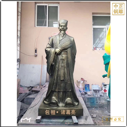 諸葛亮人物銅雕塑 諸葛亮人物銅雕塑