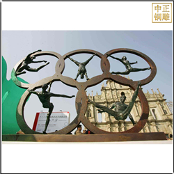 奧運(yùn)五環(huán)人物雕塑 奧運(yùn)五環(huán)人物雕塑