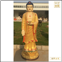 鑄銅關(guān)公 站像釋迦牟尼佛銅雕像