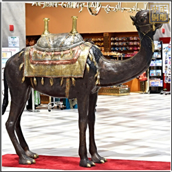 景觀黃銅駱駝動物雕塑 景觀黃銅駱駝動物雕塑