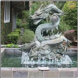 銅龍園林景觀噴泉雕塑 銅龍園林景觀噴泉雕塑