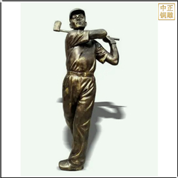 鑄銅關公 鑄造人物雕塑廠家