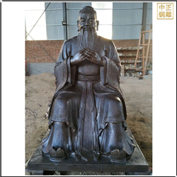 鑄銅關公 現(xiàn)貨銅雕孔子雕塑