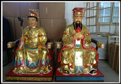 東王公銅雕塑|西王母銅雕塑 東王公銅雕塑|西王母銅雕塑