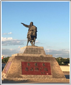廣場忽必烈雕塑 廣場忽必烈雕塑