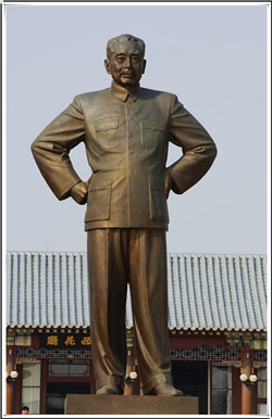 周總理銅雕塑 周總理銅雕塑