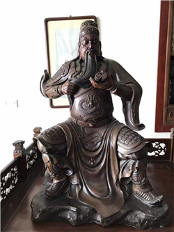 玻璃鋼關二爺雕塑 玻璃鋼關二爺雕塑